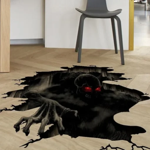 Halloween Theme Series Abyss Stickers Halloween Spoof Funny Wall Stickers Halloween Skeleton Decoration