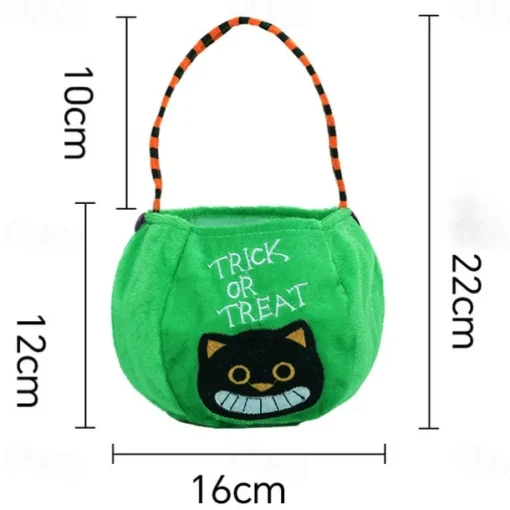 Halloween Treat Bags Candy Bags Trick or Treat Pumpkin/Vampire Tote Bags with Handle for Halloween Party Decoration Supplies