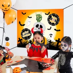 Halloween Trunk Treat Car Banner Car Decoration,Ghost Halloween Decorations Halloween Fabric Car Decoration Halloween Car Trunk Decoration Ghost Pumpkin Wall Covering