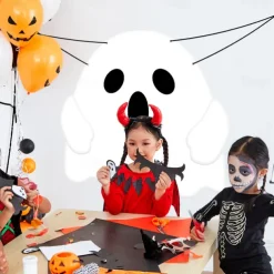 Halloween Trunk Treat Car Banner Car Decoration,Ghost Halloween Decorations Halloween Fabric Car Decoration Halloween Car Trunk Decoration Ghost Pumpkin Wall Covering