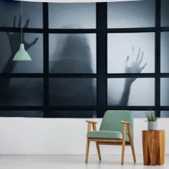 Halloween Wall Tapestry Decorative Art Blanket Curtains Hanging Home Bedroom Living Room Decor Thriller Horror Bloody Hands Goofy Skeleton Pumpkin Halloween Decorations