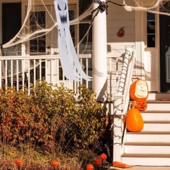 Halloween Windsock Flag 39 Inch Spooky Cartoon Flag Wind Socks Pumpkin Bat Ghost Monster Outdoor Hanging Decoration for Home Yard Patio Lawn Garden Tree Party Decoration