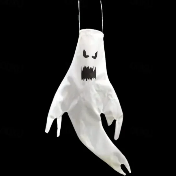 Halloween Windsock Flag 39 Inch Spooky Cartoon Flag Wind Socks Pumpkin Bat Ghost Monster Outdoor Hanging Decoration for Home Yard Patio Lawn Garden Tree Party Decoration