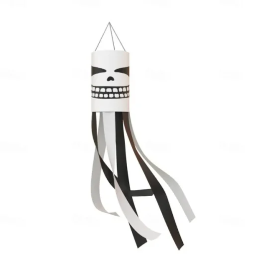 Halloween Windsocks Scary Halloween Hanging Windsock Flag Halloween Decorations for Outdoor Indoor Garden Home Yard Party Supplies