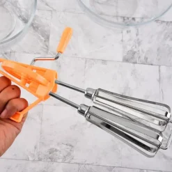 Hand Cranked Semi-automatic Multifunctional Rotary Manual Egg Beater Mixer Stainless Steel Kitchen Egg Whisk Bake Tool Kitchen Accessories Whisk Mixer