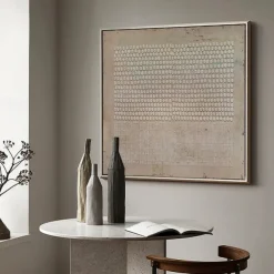 Hand painted Abstract painting on canvas hand painted brown Bohemian painting brown wall art 3d texture oil painting handmade brown abstract art Gunge Dark Pastel wall decor painting