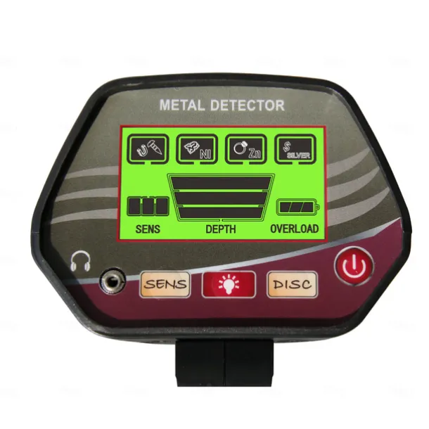Handheld Underground Metal Detector for Archaeology & Treasure Hunting - Detect Gold/Silver/Copper/Silver Yuan with High Accuracy