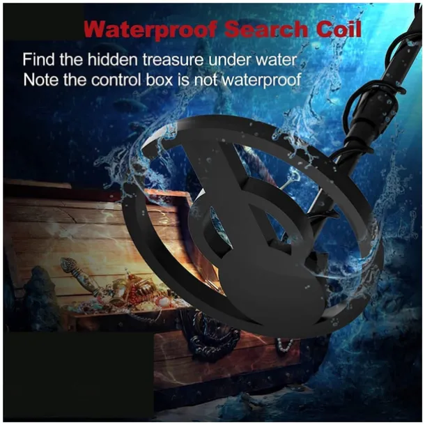 Handheld Underground Metal Detector for Archaeology & Treasure Hunting - Detect Gold/Silver/Copper/Silver Yuan with High Accuracy