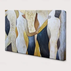 Handmade Oil Painting Canvas Wall Art Decoration Body Art Abstract Retro for Home Decor Rolled Frameless Unstretched Painting
