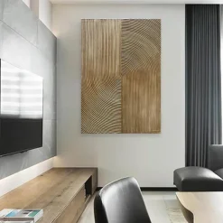 Handmade Oil Painting Canvas Wall Art Decoration Simple Abstract Texture for Home Decor Rolled Frameless Unstretched Painting