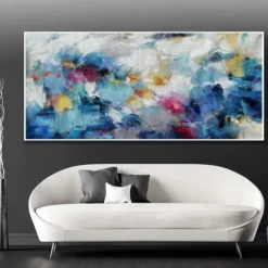 Handmade Oil Painting Canvas Wall Art Decoration Modern Abstract for Home Decor Rolled Frameless Unstretched Painting