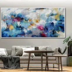 Handmade Oil Painting Canvas Wall Art Decoration Modern Abstract for Home Decor Rolled Frameless Unstretched Painting