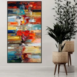 Handmade Oil Painting Canvas Wall Art Decoration Modern Abstract for Home Decor Rolled Frameless Unstretched Painting