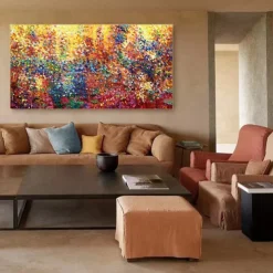 Handmade Oil Painting Canvas Wall Art Decoration Modern Abstract for Home Decor Rolled Frameless Unstretched Painting