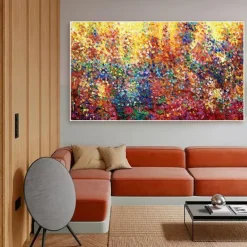 Handmade Oil Painting Canvas Wall Art Decoration Modern Abstract for Home Decor Rolled Frameless Unstretched Painting