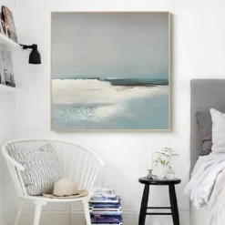 Handmade seascape oil painting Hand Painted Wall Art Modern Abstract Sea Abstract Seascape Paintings On Canvas Ocean Acrylic Sea Wall Art Ocean Fine Art ENDLESS OCEAN No Frame Unstretched