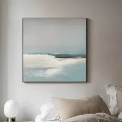 Handmade seascape oil painting Hand Painted Wall Art Modern Abstract Sea Abstract Seascape Paintings On Canvas Ocean Acrylic Sea Wall Art Ocean Fine Art ENDLESS OCEAN No Frame Unstretched