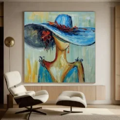 Handmade Woman portrait canvas painting handmade African Women oil painting handmade Wall Art Modern Decor Ideas painting For Your Home And Office Natural And Vibrant Home Wall Decor