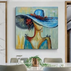 Handmade Woman portrait canvas painting handmade African Women oil painting handmade Wall Art Modern Decor Ideas painting For Your Home And Office Natural And Vibrant Home Wall Decor