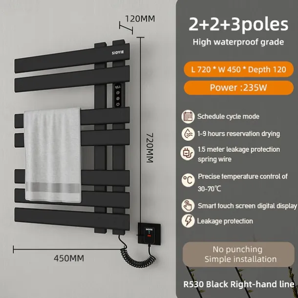 Hangers Safety Boutique / Contemporary Aluminum Bath Organization