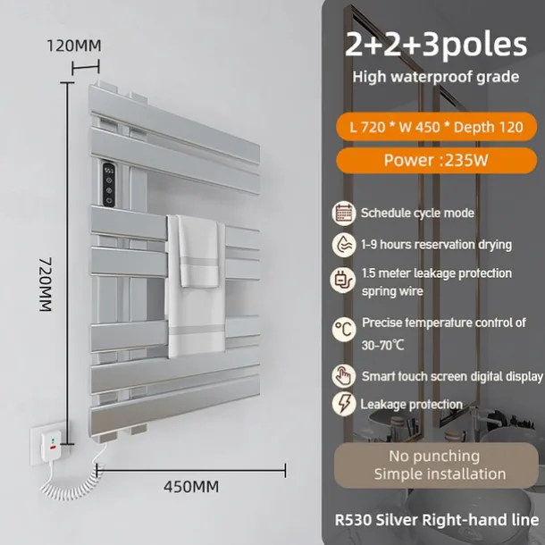 Hangers Safety Boutique / Contemporary Aluminum Bath Organization