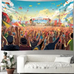 Hanging Tapestry Wall Art Large Tapestry Mural Decor Photograph Backdrop Blanket Curtain Home Bedroom Living Room Decoration