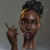 Head Incense Burner Black Woman, Black Lady Head Scents Burner Black Women Head, Head Incense Burner Black Woman,Headscents Incense Holder for Various Environments