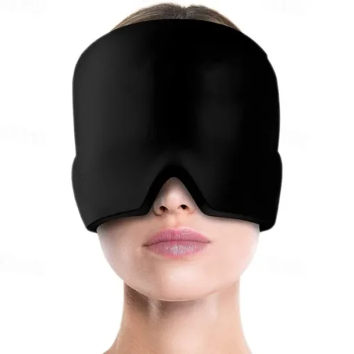 Headaches and Migraine Hat, Cooling Pads Gel Migraine Mask, Reusable Migraine Relief Cap for Tension, Stress, Long Lasting Cooling Ice Therapy