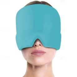 Headaches and Migraine Hat, Cooling Pads Gel Migraine Mask, Reusable Migraine Relief Cap for Tension, Stress, Long Lasting Cooling Ice Therapy