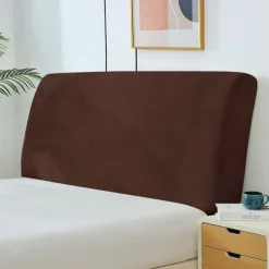 Headboard Covers Slipcover, Stretch Bed Headboard Covers, Small Square Jacquard Dustproof Protector Cover Bed Headboard Cover Queen Size King Twin for Upholstered Headboard