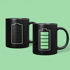 Heat Changing Coffee Mug - Gift for Gamers, Nerds, Men, and Retro 90s Game Enthusiasts -401-500ml