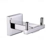 Heavy Duty Double Robe Hook Wall Mount Stainless Steel Hand Towel Hooks for Bathrooms, Mirror Polish