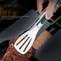 Heavy Duty Stainless Steel Food BBQ Clip - Durable Outdoor Grilling Tongs for Grilling Large Cuts of Meat