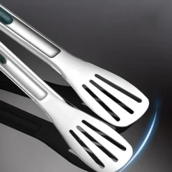 Heavy Duty Stainless Steel Food BBQ Clip - Durable Outdoor Grilling Tongs for Grilling Large Cuts of Meat