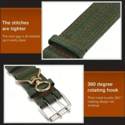 Heavy-Duty Canvas Livestock Halter, Four-Layer Reinforced Cow Neck Yoke, Strong Canvas Collar with Rope and Bolt for Cows, Sheep, Dogs, and Horses