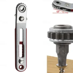 Hexagon Ratchet Spanner 1/4 Inch Mini Ratchet Wrench Screwdriver With Batch Head Set Spanner Screwdriver Hand Repair Tools