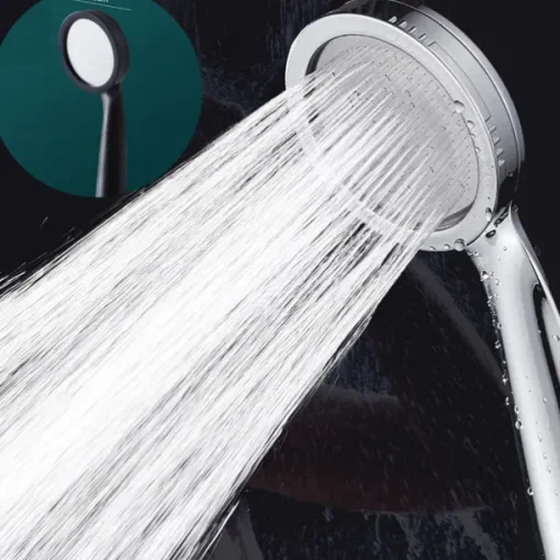 High Pressurized Nozzle Sprayer Shower Head Water Saving Rainfall with ABS Chrome Bathroom Shower Head Bathroom Accessories