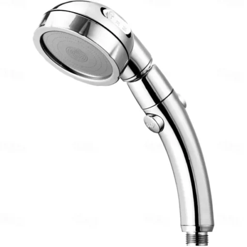 High Quality 1PC High Pressure 3 Modes Shower Head with Stop Button Adjustable Water Saving Showerhead For Home Hotel Bathroom