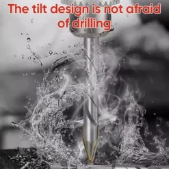 High-Strength Eccentric Twist Drill Bit Set - High-Speed Steel for Wood, Plastic, and Metal - Versatile and Durable Threading Tool - 6mm, 8mm, 10mm, 12mm Sizes Available