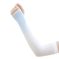 Home Gradient Ice Silk Arm Sleeves UV Protection Cooling UPF 50+ Sun Sleeves Sunscreen Covers Compression Warmer Gloves for Men Women Running Cycling Driving Fishing Colour Gradient