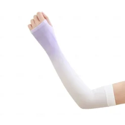 Home Gradient Ice Silk Arm Sleeves UV Protection Cooling UPF 50+ Sun Sleeves Sunscreen Covers Compression Warmer Gloves for Men Women Running Cycling Driving Fishing Colour Gradient
