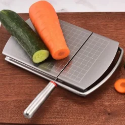 Home Kitchen Tools Stainless Steel Cheese Slicer Wire Cutter With Scale Measuring Board Nonslip Base Cheese Butter Cake Ham Cut Stainless Steel Cheese Slicer With Scale Slicer Household Baking Tool