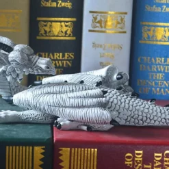 Horned Dragon Wall Sculpture, Polyresin, Grey Stone, Gothic & Medieval Decor, Desktop And Shelf Decorations, Decorative Office Gifts For Men