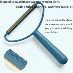 Household Manual Hair Remover, Double Sided Pure Copper Portable Household Hair Remover, Suitable For Nylon & Woolen Cloth
