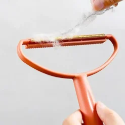 Household Manual Hair Remover, Double Sided Pure Copper Portable Household Hair Remover, Suitable For Nylon & Woolen Cloth