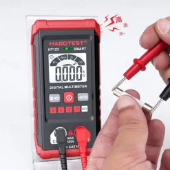 HT123 Smart Digital Multimeter AC/DC Voltage Resistance Continuity Measurement Tester Electrical NCV Multimeter with Backlight