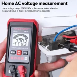 HT123 Smart Digital Multimeter AC/DC Voltage Resistance Continuity Measurement Tester Electrical NCV Multimeter with Backlight