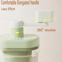 Ice Shaver and Snow Cone Machine - Premium Portable Ice Crusher and Shaved Ice Machine with Free Ice Cube Trays - BPA Free