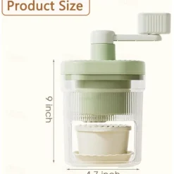 Ice Shaver and Snow Cone Machine - Premium Portable Ice Crusher and Shaved Ice Machine with Free Ice Cube Trays - BPA Free