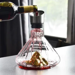 Iceberg Waterfall Quick Red Wine Decanter Hip Jug European Creative Crystal Glass Filter Wine Dispenser